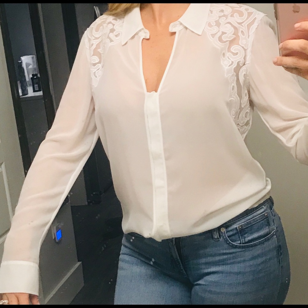 White Blouse by Guess